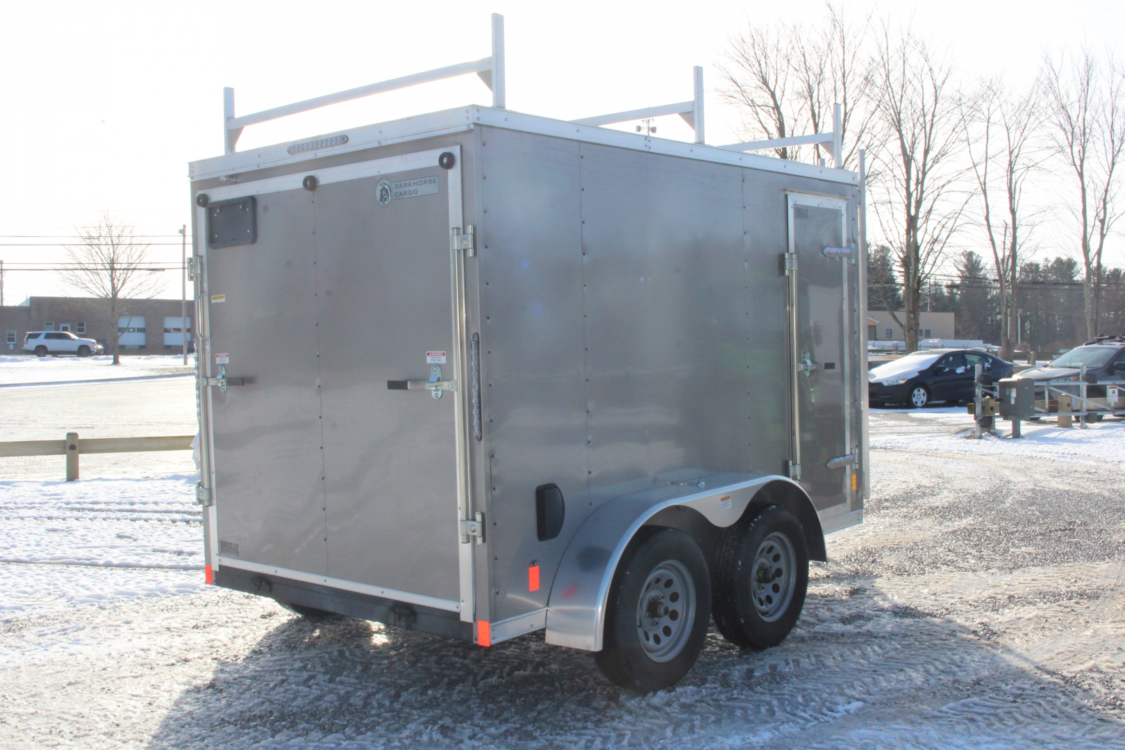 Used 2025 Darkhorse Cargo DHW 6' x 10' Enclosed Trailer - Rear Ramp Door- 6' Interior Height 7000# GVW
