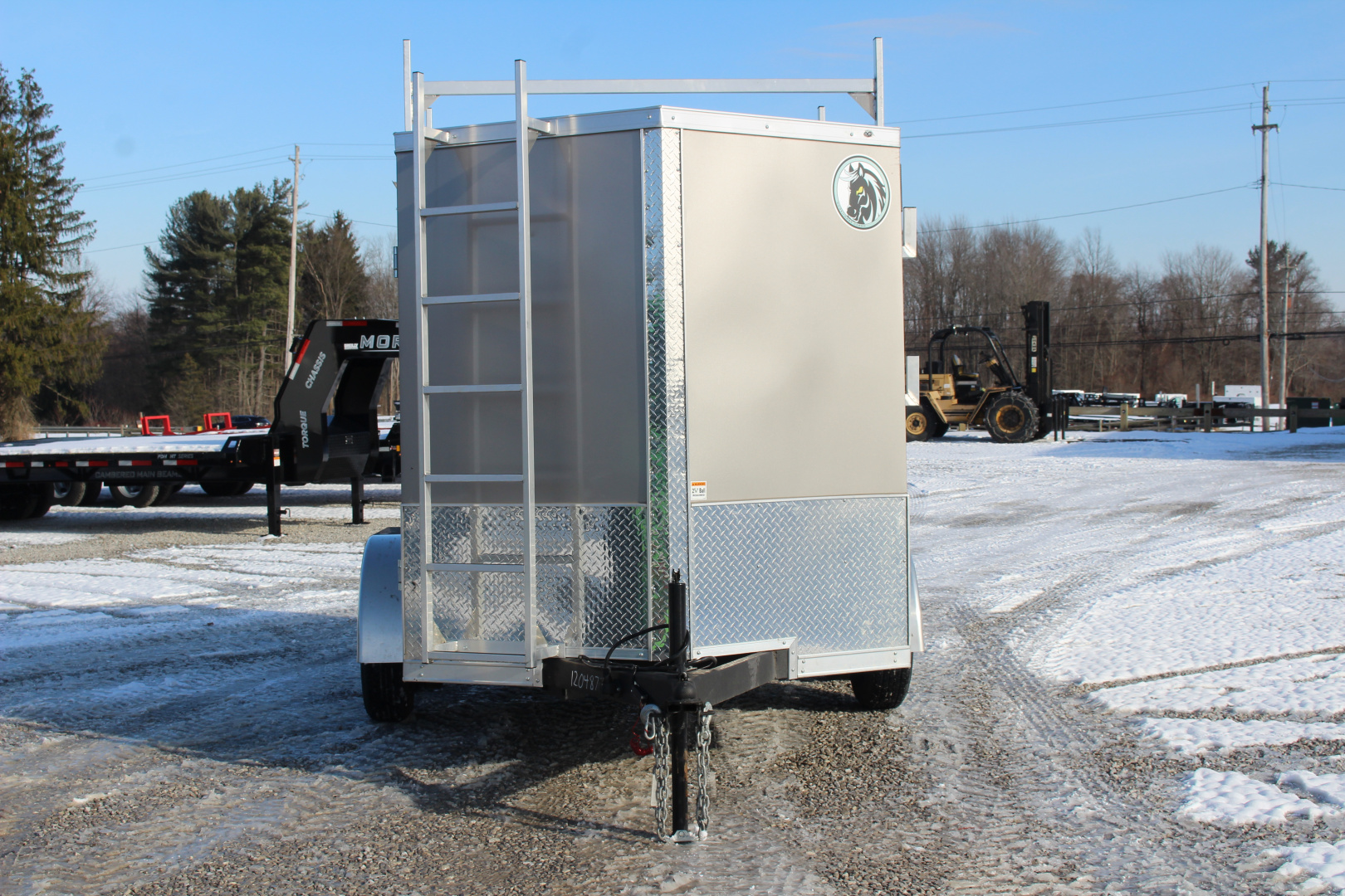 Used 2025 Darkhorse Cargo DHW 6' x 10' Enclosed Trailer - Rear Ramp Door- 6' Interior Height 7000# GVW
