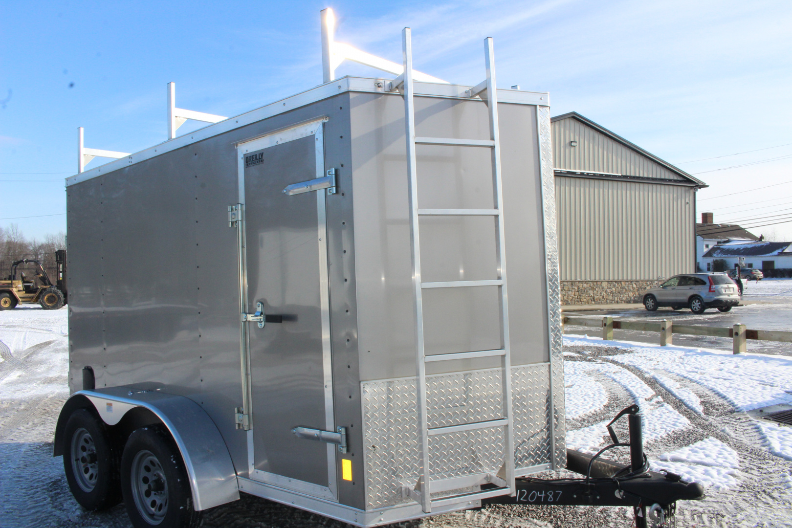 Used 2025 Darkhorse Cargo DHW 6' x 10' Enclosed Trailer - Rear Ramp Door- 6' Interior Height 7000# GVW