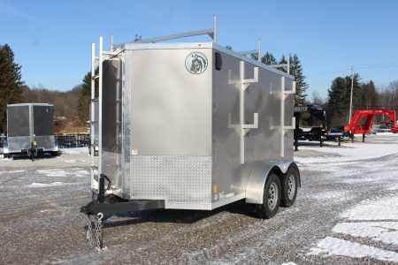 Used 2025 Darkhorse Cargo DHW 6' x 10' Enclosed Trailer - Rear Ramp Door- 6' Interior Height 7000# GVW