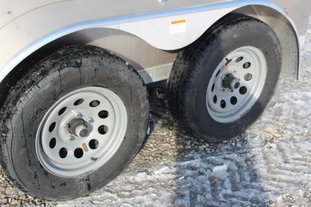 Used 2025 Darkhorse Cargo DHW 6' x 10' Enclosed Trailer - Rear Ramp Door- 6' Interior Height 7000# GVW