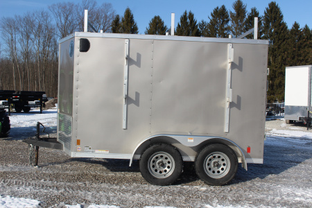 Used 2025 Darkhorse Cargo DHW 6' x 10' Enclosed Trailer - Rear Ramp Door- 6' Interior Height 7000# GVW