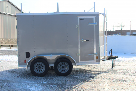 Used 2025 Darkhorse Cargo DHW 6' x 10' Enclosed Trailer - Rear Ramp Door- 6' Interior Height 7000# GVW