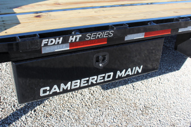 New 2025 Moritz FDGH Hydraulic Tail 30' GOOSENECK Deckover Flatbed Trailer- 17900# GVW