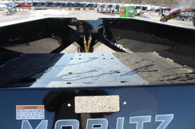 New 2025 Moritz FDGH Hydraulic Tail 30' GOOSENECK Deckover Flatbed Trailer- 17900# GVW