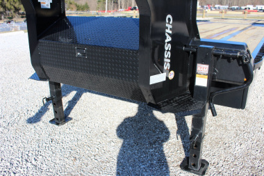 New 2025 Moritz FDGH Hydraulic Tail 30' GOOSENECK Deckover Flatbed Trailer- 17900# GVW