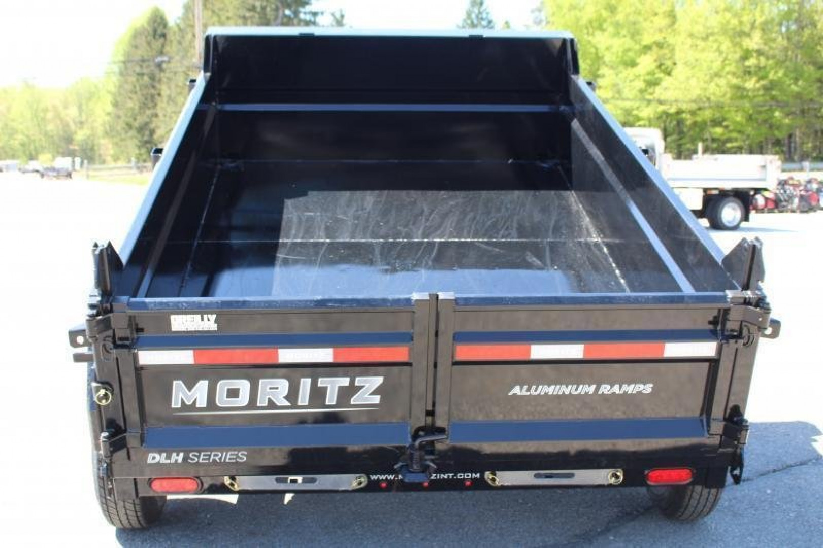 New 2025 Moritz 6'10" x 10' Heavy Commercial DLH Series Dump Trailer - 12000# GVW