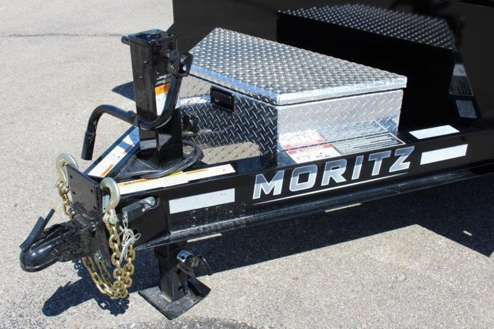 New 2025 Moritz 6'10" x 10' Heavy Commercial DLH Series Dump Trailer - 12000# GVW
