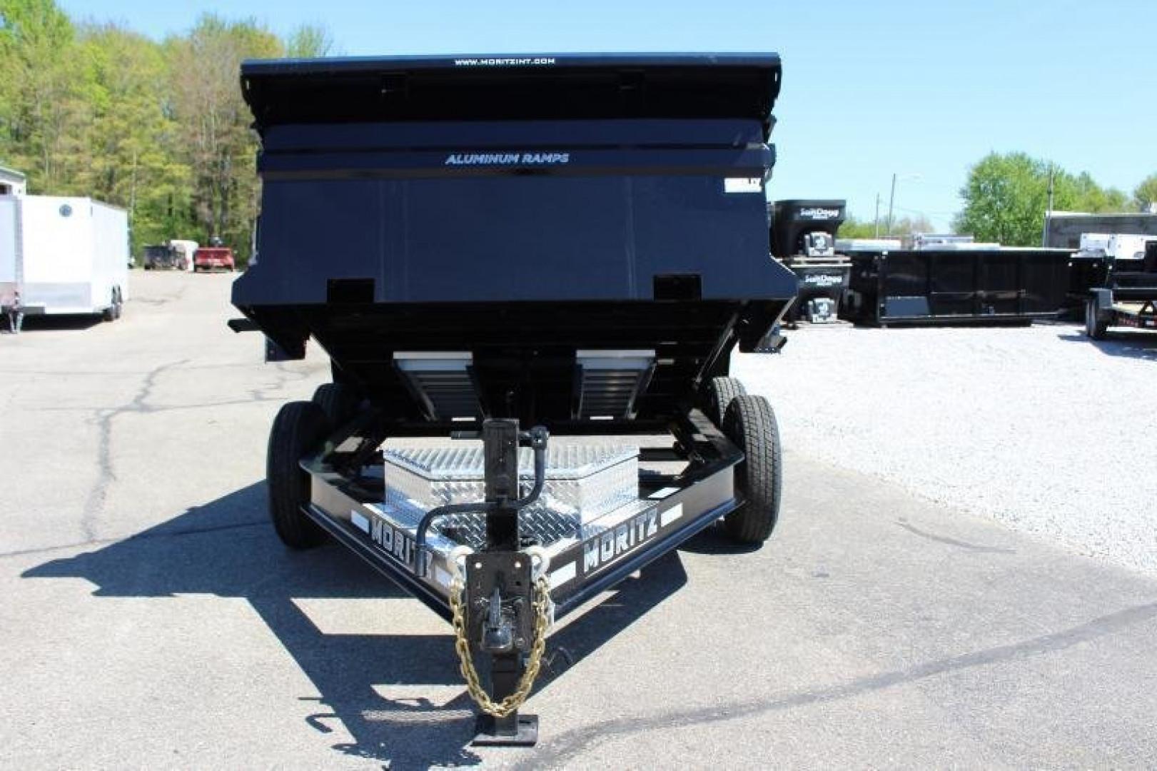 New 2025 Moritz 6'10" x 10' Heavy Commercial DLH Series Dump Trailer - 12000# GVW