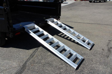 New 2025 Moritz 6'10" x 10' Heavy Commercial DLH Series Dump Trailer - 12000# GVW