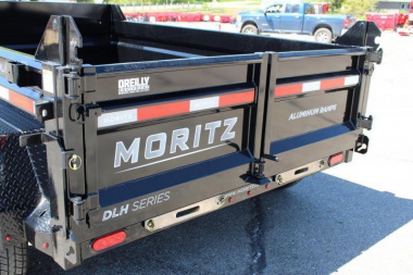 New 2025 Moritz 6'10" x 10' Heavy Commercial DLH Series Dump Trailer - 12000# GVW