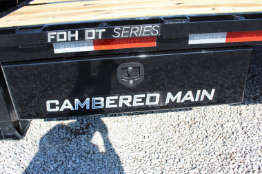 New 2025 Moritz FDGH DT 20' + 5' GOOSENECK Deckover Flatbed Trailer- Full Width Aluminum Ramps- 25900# GVW