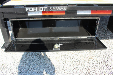 New 2025 Moritz FDGH DT 20' + 5' GOOSENECK Deckover Flatbed Trailer- Full Width Aluminum Ramps- 25900# GVW