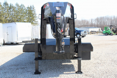 New 2025 Moritz FDGH DT 20' + 5' GOOSENECK Deckover Flatbed Trailer- Full Width Aluminum Ramps- 25900# GVW