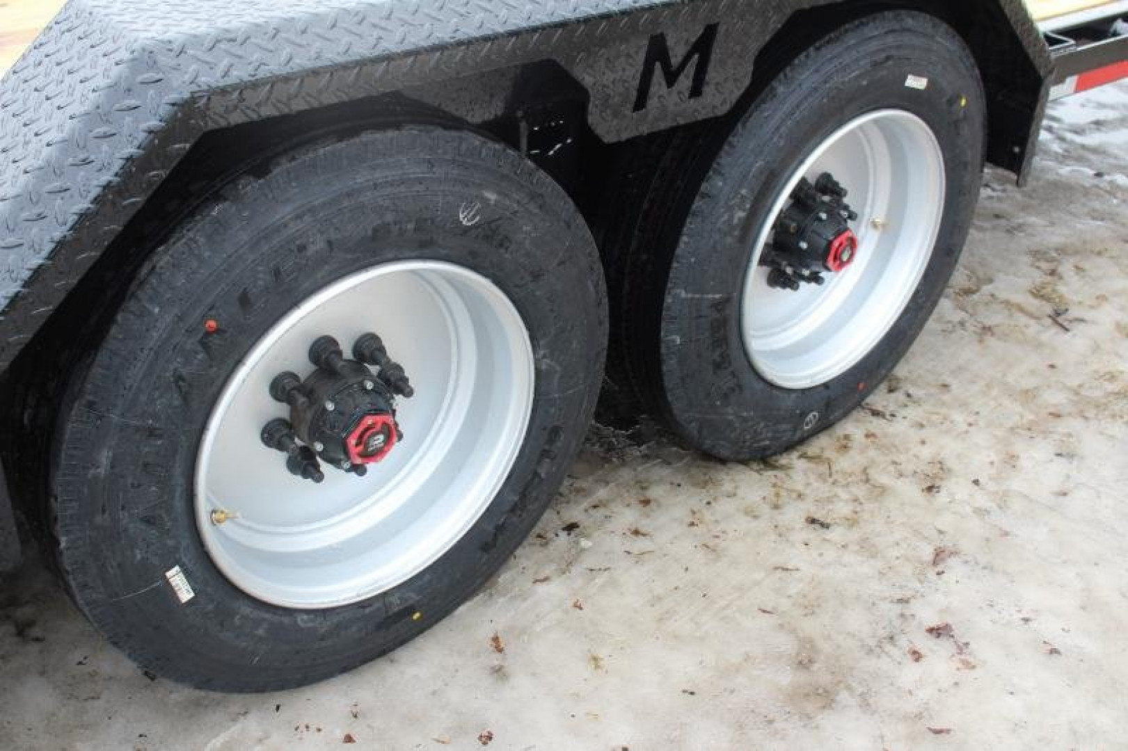 New 2025 Moritz 7' x 16' + 8' Low Pro - Gravity Tilt - Equipment Trailer - 22900# GVW