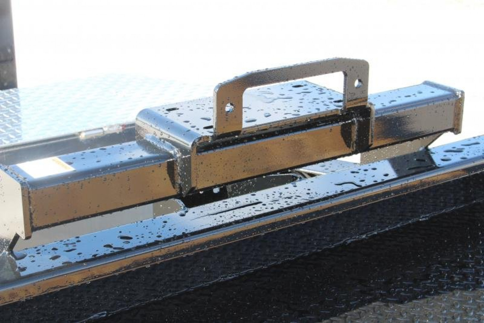 New 2025 Moritz 7' x 14' + 6' Low Pro - Hydraulic Power Tail - Equipment Trailer - 16000# GVW