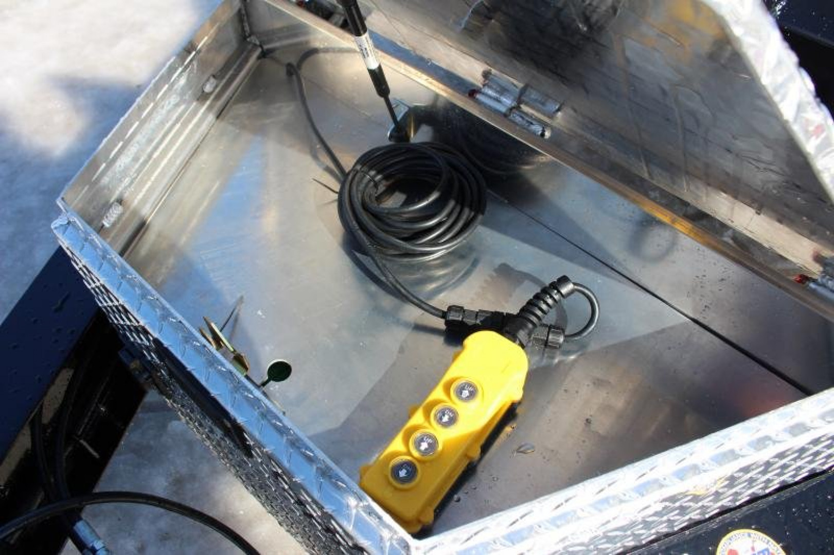 New 2025 Moritz 7' x 14' + 6' Low Pro - Hydraulic Power Tail - Equipment Trailer - 16000# GVW