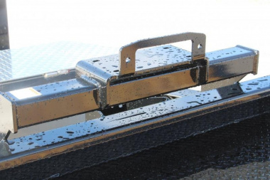 New 2025 Moritz 7' x 14' + 6' Low Pro - Hydraulic Power Tail - Equipment Trailer - 16000# GVW