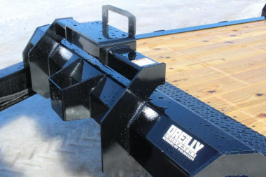 New 2025 Moritz 7' x 14' + 6' Low Pro - Hydraulic Power Tail - Equipment Trailer - 16000# GVW