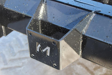 New 2025 Moritz 7' x 14' + 6' Low Pro - Hydraulic Power Tail - Equipment Trailer - 16000# GVW