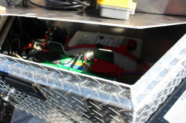 New 2025 Moritz 7' x 14' + 6' Low Pro - Hydraulic Power Tail - Equipment Trailer - 16000# GVW