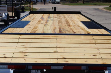 New 2025 Moritz 8' 6" x 20' + 4' Deckover Flatbed w/ Beavertail - Aluminum Ramps - 14,000# GVW