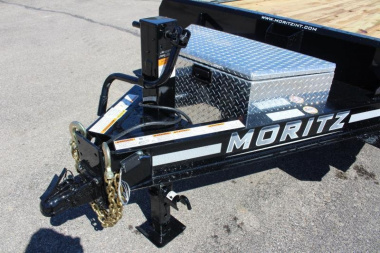 New 2025 Moritz 8' 6" x 20' + 4' Deckover Flatbed w/ Beavertail - Aluminum Ramps - 14,000# GVW