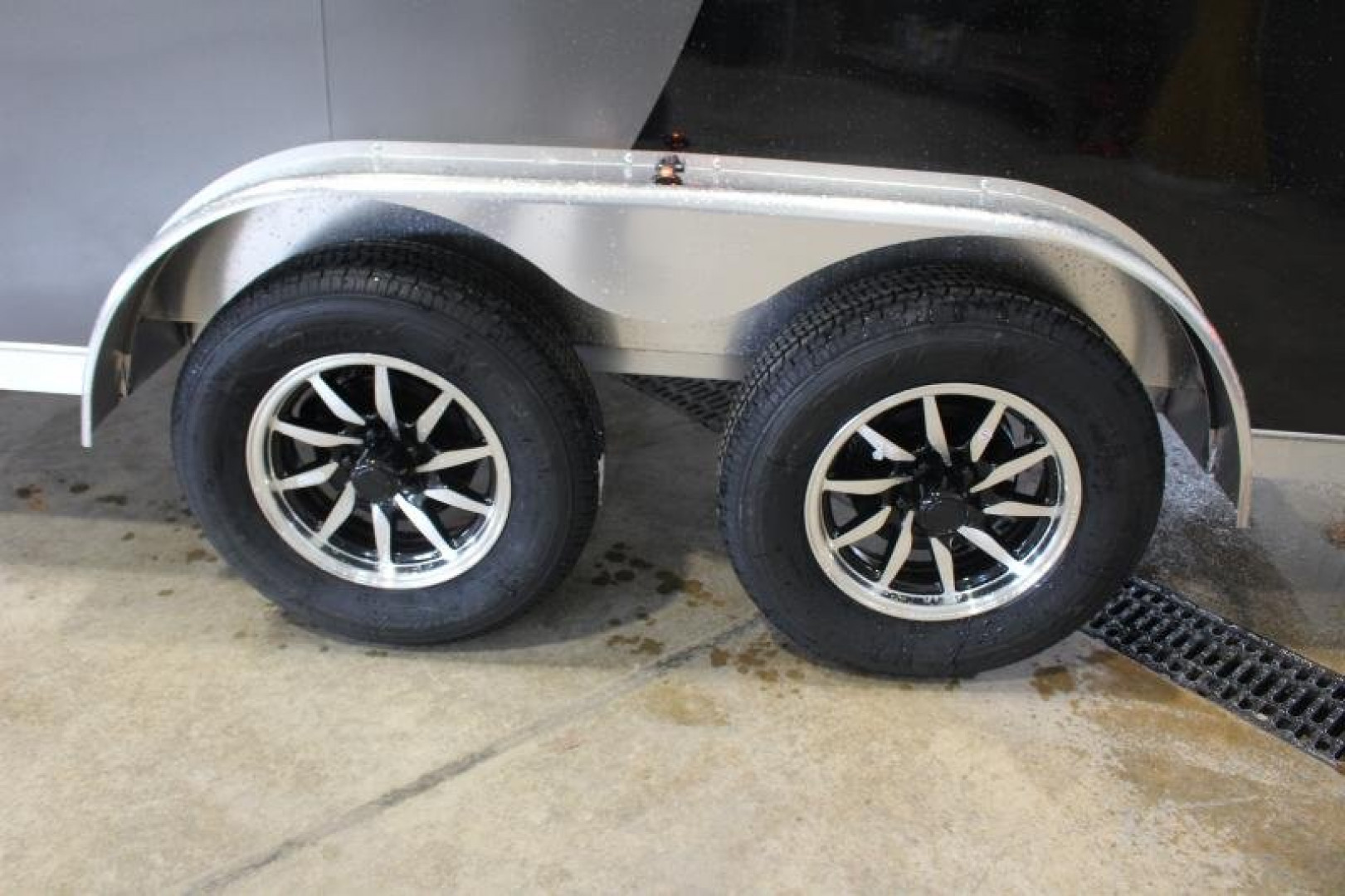 New 2025 NEO NAM 7.5' x 12' Aluminum Enclosed Motorcycle UTV Trailer - RAMP DOOR - 6.5' Interior Height - 7000# GVW