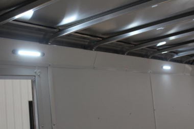 New 2025 NEO NAM 7.5' x 12' Aluminum Enclosed Motorcycle UTV Trailer - RAMP DOOR - 6.5' Interior Height - 7000# GVW