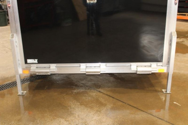 New 2025 NEO NAM 7.5' x 12' Aluminum Enclosed Motorcycle UTV Trailer - RAMP DOOR - 6.5' Interior Height - 7000# GVW