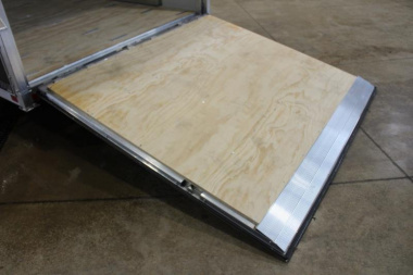 New 2025 NEO NAM 7.5' x 12' Aluminum Enclosed Motorcycle UTV Trailer - RAMP DOOR - 6.5' Interior Height - 7000# GVW