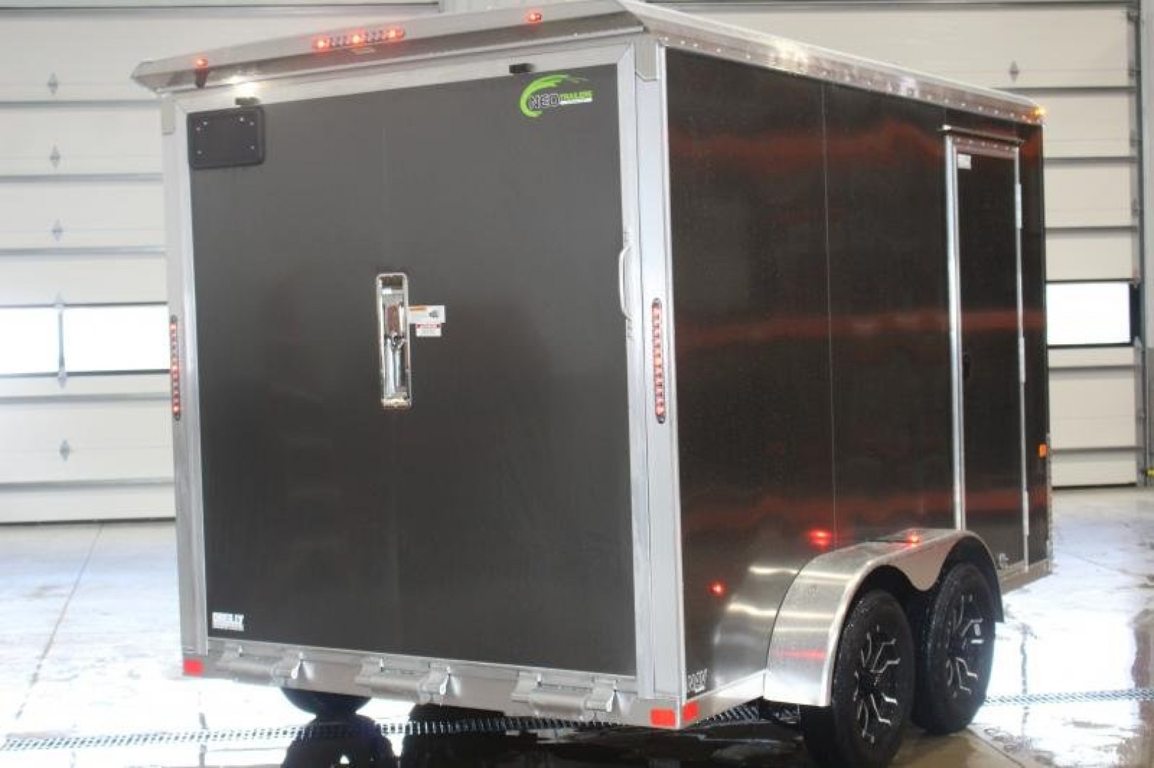 New 2025 NEO Trailers NAV 7' x 12' Aluminum Enclosed Cargo Trailer - Ramp Door - 7' INTERIOR HEIGHT - 7000# GVW