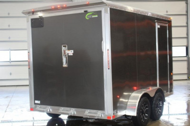 New 2025 NEO Trailers NAV 7' x 12' Aluminum Enclosed Cargo Trailer - Ramp Door - 7' INTERIOR HEIGHT - 7000# GVW