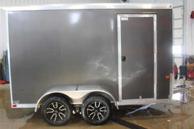New 2025 NEO Trailers NAV 7' x 12' Aluminum Enclosed Cargo Trailer - Ramp Door - 7' INTERIOR HEIGHT - 7000# GVW