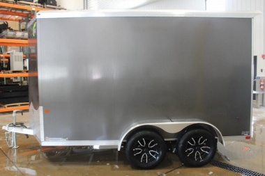 New 2025 NEO Trailers NAV 7' x 12' Aluminum Enclosed Cargo Trailer - Ramp Door - 7' INTERIOR HEIGHT - 7000# GVW