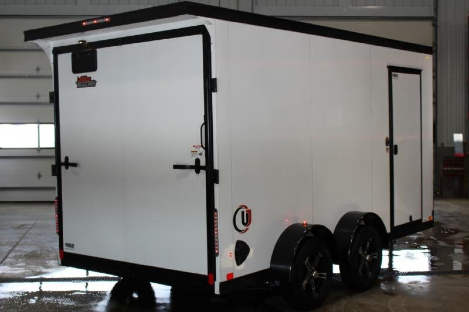 New 2025 United UJ 7' x 14' Enclosed Cargo Trailer - 7000# GVW - RAMP DOOR - 7' INTERIOR HEIGHT