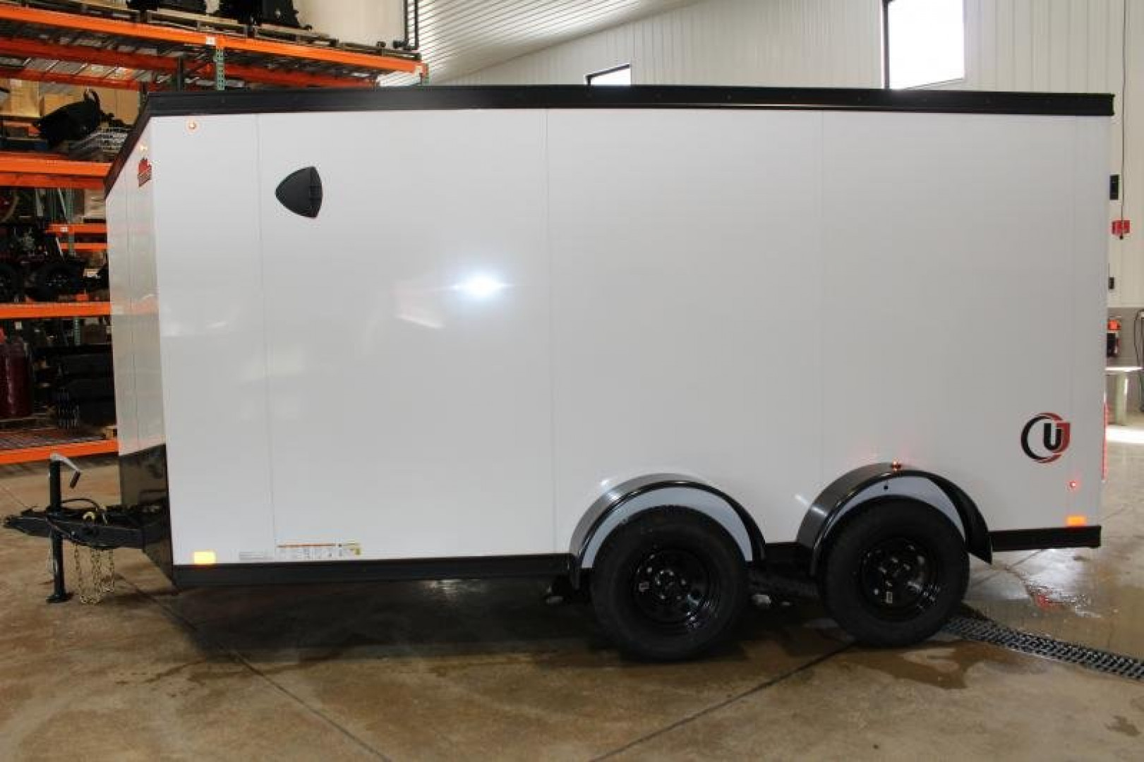 New 2025 United UJ-S 7' x 14' Enclosed Cargo Trailer - 7000# GVW - RAMP DOOR - 6.5' INTERIOR HEIGHT