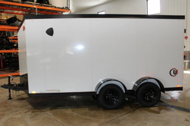 New 2025 United UJ-S 7' x 14' Enclosed Cargo Trailer - 7000# GVW - RAMP DOOR - 6.5' INTERIOR HEIGHT