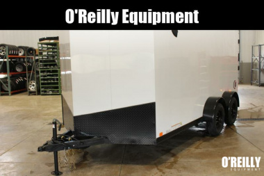 New 2025 United UJ-S 7' x 14' Enclosed Cargo Trailer - 7000# GVW - RAMP DOOR - 6.5' INTERIOR HEIGHT