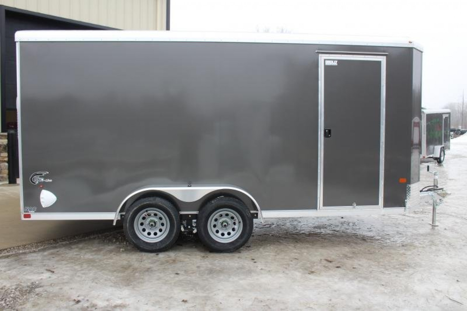 New 2025 NEO Trailers NAC 7' x 16' Aluminum Enclosed Cargo Trailer - RAMP DOOR - 7' INTERIOR HEIGHT - 7000# GVW