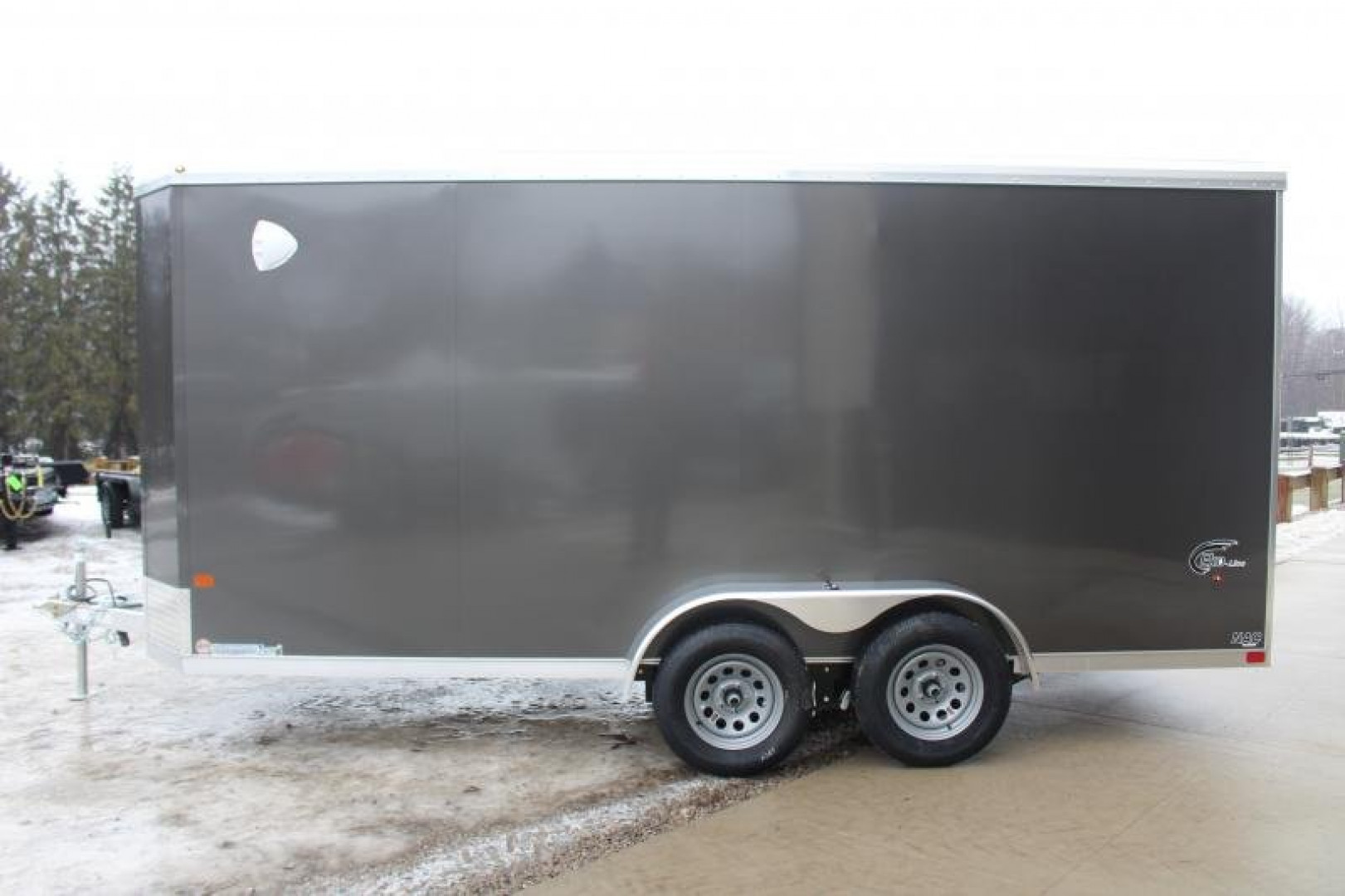 New 2025 NEO Trailers NAC 7' x 16' Aluminum Enclosed Cargo Trailer - RAMP DOOR - 7' INTERIOR HEIGHT - 7000# GVW