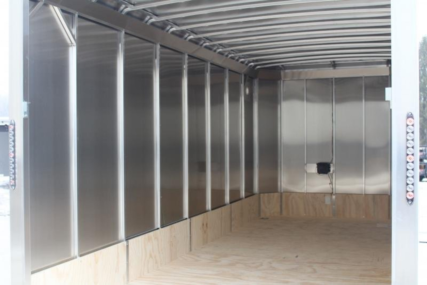 New 2025 NEO Trailers NAC 7' x 16' Aluminum Enclosed Cargo Trailer - RAMP DOOR - 7' INTERIOR HEIGHT - 7000# GVW