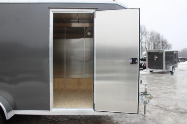 New 2025 NEO Trailers NAC 7' x 16' Aluminum Enclosed Cargo Trailer - RAMP DOOR - 7' INTERIOR HEIGHT - 7000# GVW
