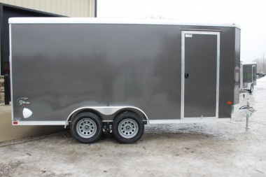 New 2025 NEO Trailers NAC 7' x 16' Aluminum Enclosed Cargo Trailer - RAMP DOOR - 7' INTERIOR HEIGHT - 7000# GVW