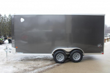 New 2025 NEO Trailers NAC 7' x 16' Aluminum Enclosed Cargo Trailer - RAMP DOOR - 7' INTERIOR HEIGHT - 7000# GVW