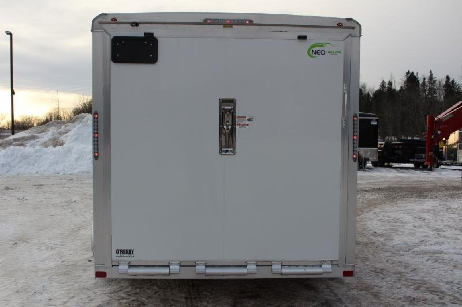 New 2025 NEO Trailers NAC 7' x 14' Aluminum Enclosed Cargo Trailer - RAMP DOOR - 6.5' INTERIOR HEIGHT - 7000# GVW