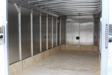 New 2025 NEO Trailers NAC 7' x 14' Aluminum Enclosed Cargo Trailer - RAMP DOOR - 6.5' INTERIOR HEIGHT - 7000# GVW