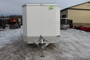 New 2025 NEO Trailers NAC 7' x 14' Aluminum Enclosed Cargo Trailer - RAMP DOOR - 6.5' INTERIOR HEIGHT - 7000# GVW