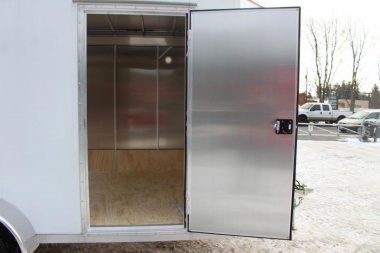 New 2025 NEO Trailers NAC 7' x 14' Aluminum Enclosed Cargo Trailer - RAMP DOOR - 6.5' INTERIOR HEIGHT - 7000# GVW