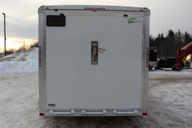 New 2025 NEO Trailers NAC 7' x 14' Aluminum Enclosed Cargo Trailer - RAMP DOOR - 6.5' INTERIOR HEIGHT - 7000# GVW